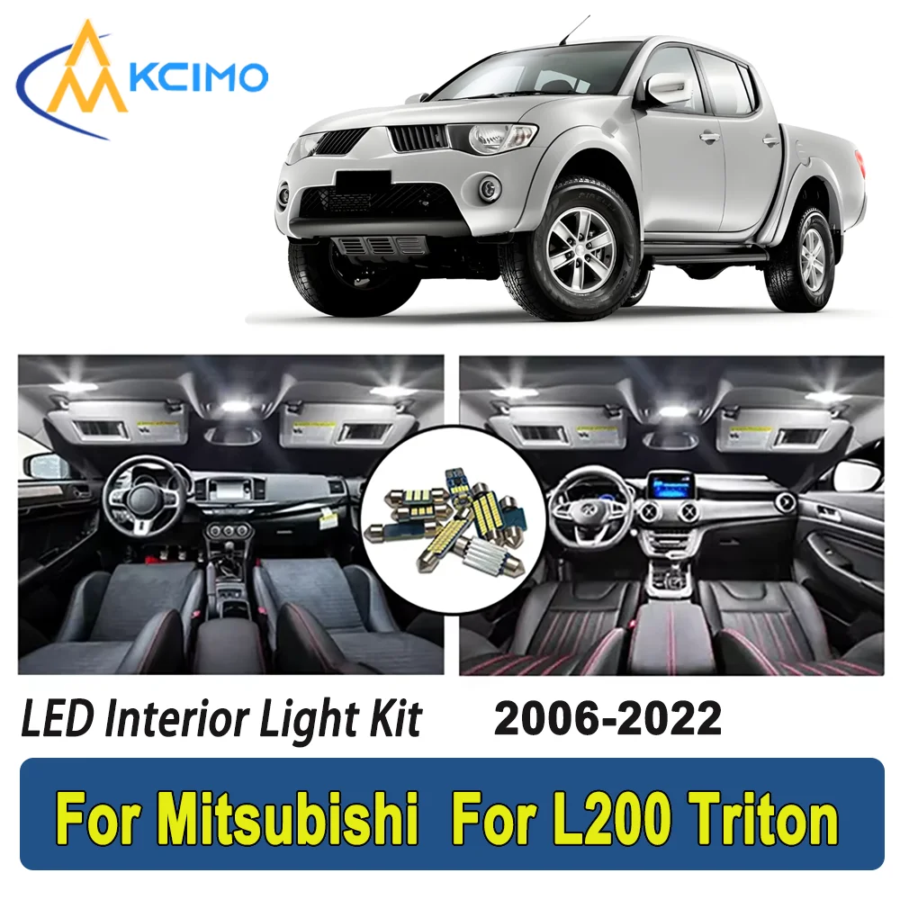 

New Light Bulb For Mitsubishi For L200 Triton (2006-2022) Premium Bright LED Interior Dome Map Trunk Light Kit Car Led Lamps