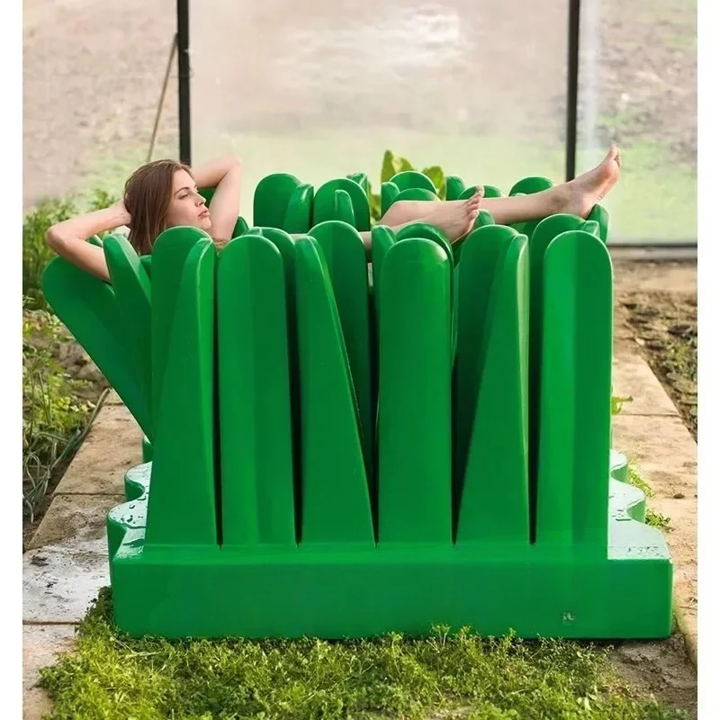 Internet Celebrity Grass Reclining Chair, Modern Creative  Sofa,  Living Room