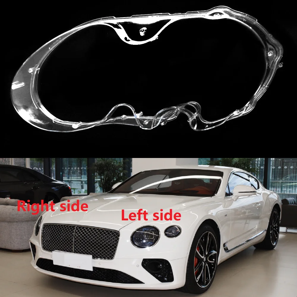 Car Headlight Cover Headlamp Lens For Bentley Flying Spur 2013 2014 2015 2016 2017 2018 2019 Front Mask Lampshades Shell Glass