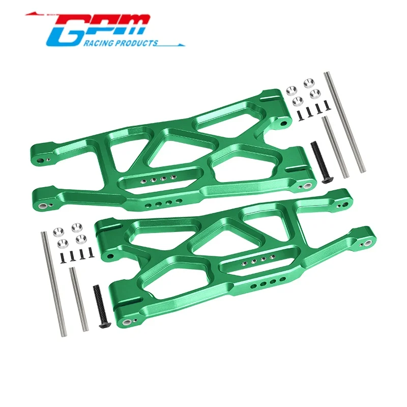 GPM TXM055F/R brazos inferiores delanteros/traseros de aluminio-1PR para TRAXXAS 1/5 X-MAXX 6S/8S / 1/6 PRO SCALA 2WD SAND CAR 8S RC actualización