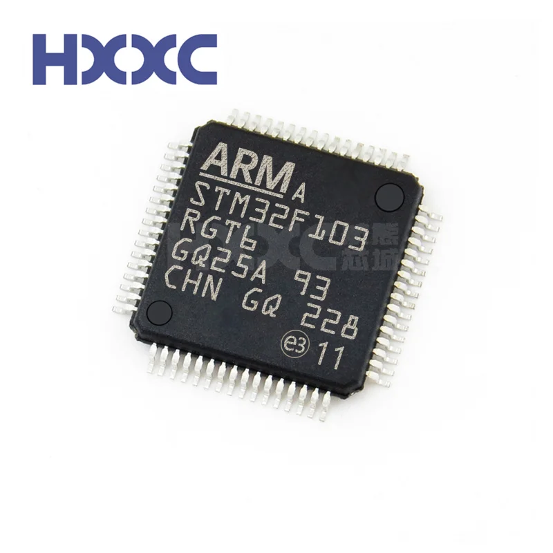 

5PCS NEW Original Integrated Circuits STM32F103 STM32F103RGT6 ic chip LQFP-64 ICs MCU Microcontroller