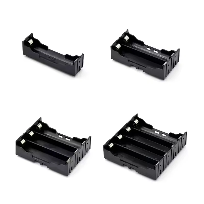 ABS 18650 Battery Holder Power Bank Cases 1X 2X 3X 4X DIY  Battery Storage Box 1 2 3 4 Slot Cell Container with Hard Pin