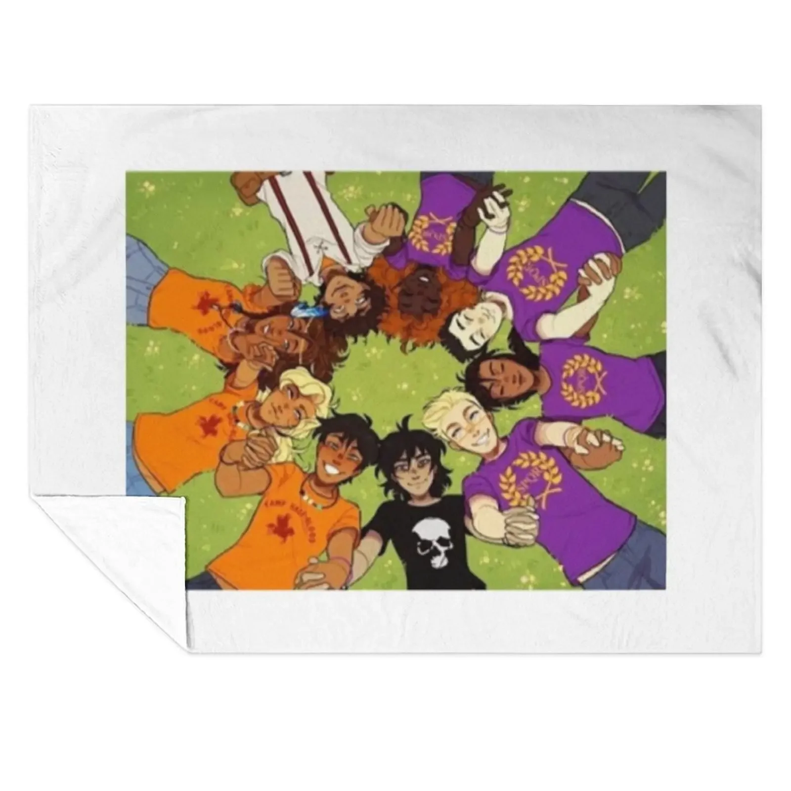

Heroes Of Olympus Throw Blanket Warm Flannel Fabric valentine gift ideas warm winter Blankets
