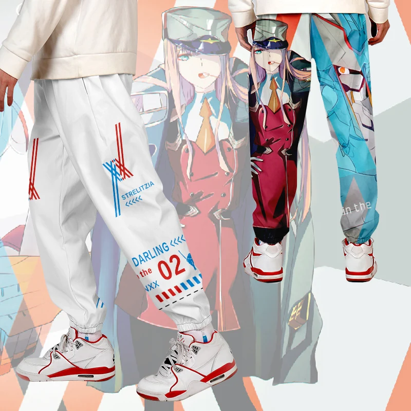 

2026 Anime darling in the franxx national team 02 leggings, pants, and casual overalls around the perimeter