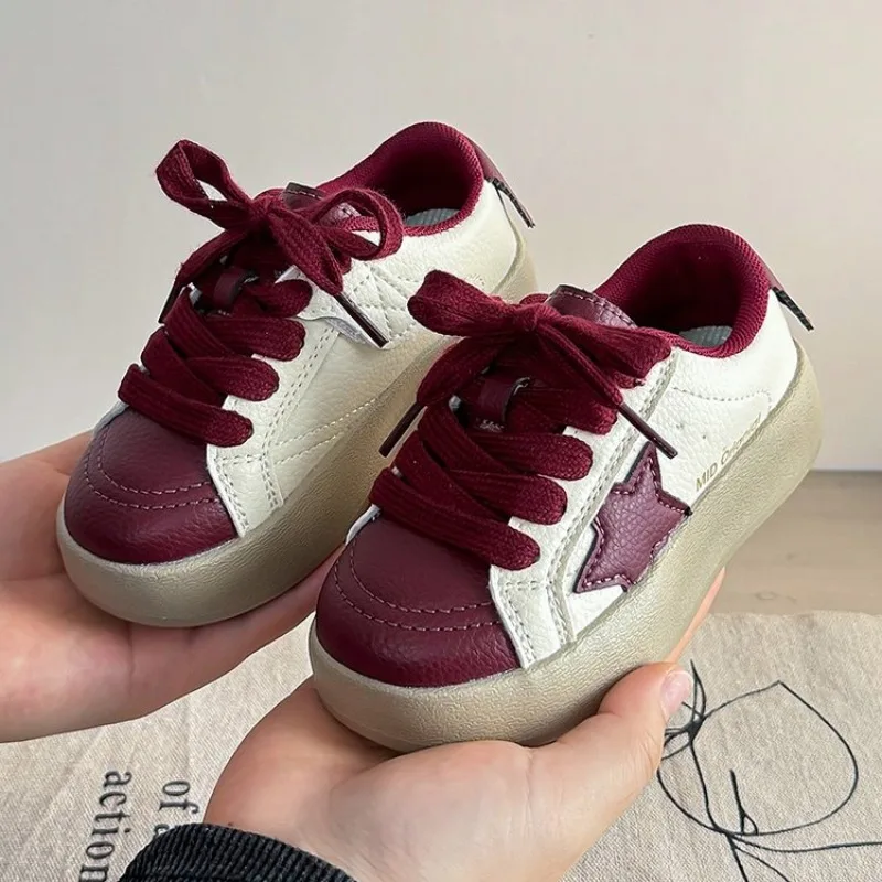 Girls' Shoes 2026 Spring New Casual Versatile Little Girls Star Sneakers Spring and Autumn Children's Sports Kids Shoes