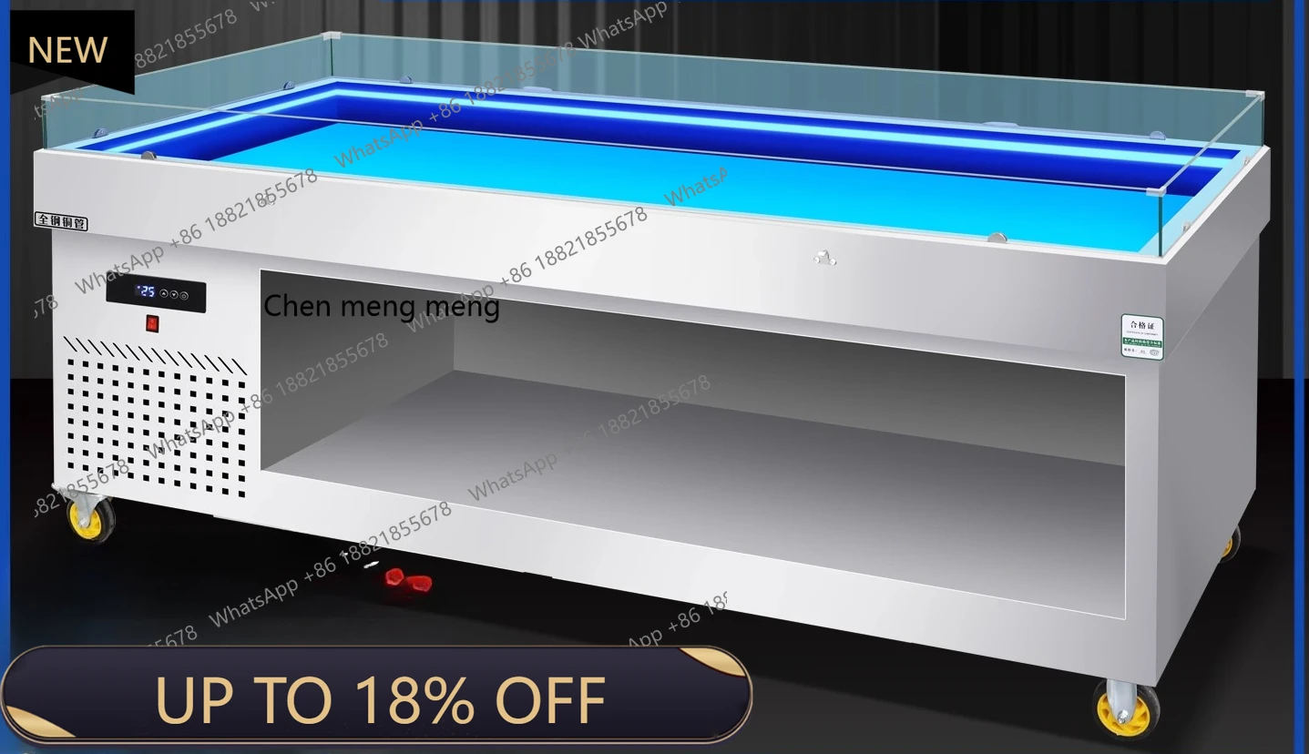 

MF Buffet hot pot shop display cabinet multi-functional lower locker stainless steel supermarket, a la carte freezer