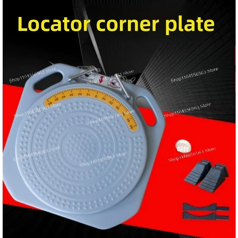 Wheel Aligner System Turnplates Turntables Radius Plates with Scale 4 Ton Load Capacity for Alignment Scissor Lift & 4-Post Lift