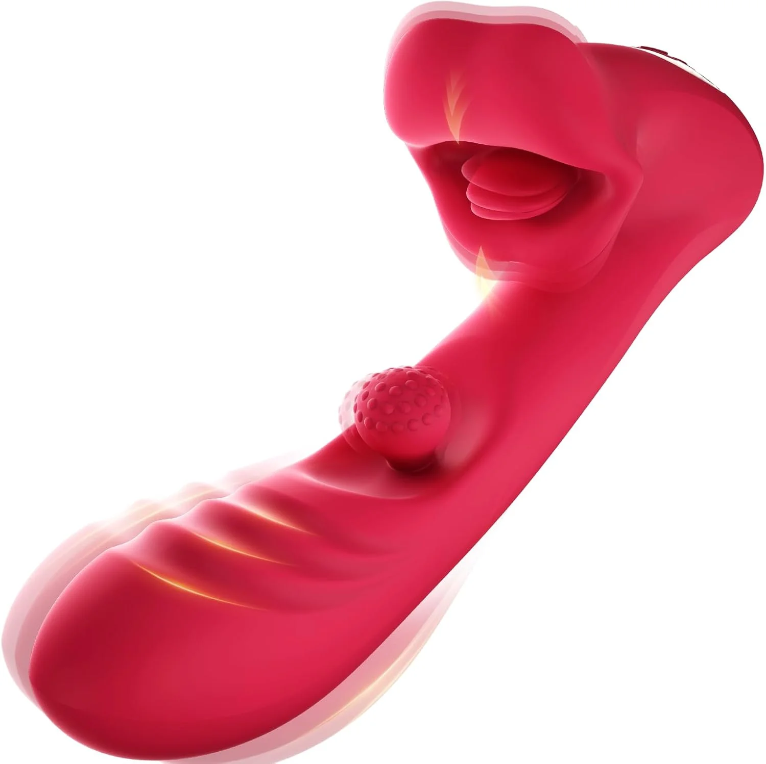 3 IN 1 Female G Spot Vibrator With 10 Licking Biting Rotating Vibrating Vagina Clit Stimulator Dildo Adult Sex Toy for Women 18+