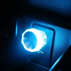 Universale Mini USB Light LED Modeling Car Ambient Light Neon Interior Light Car Jewelry Neon Atmosphere Ambient Lamp accessori