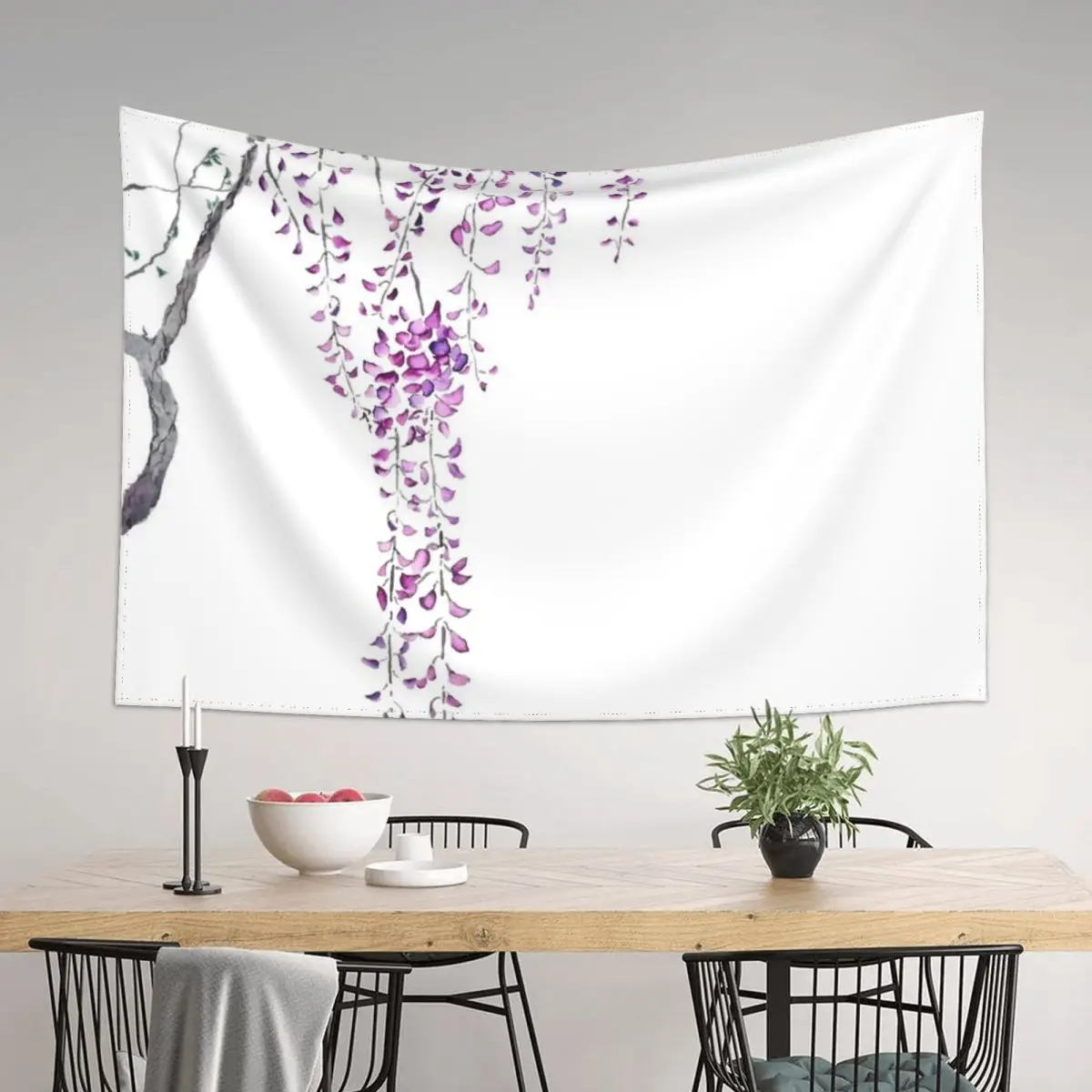 

purple wisteria 2019 Tapestry Bedrooms Decor Room Decor Aesthetic Bed Room Decoration Tapestry