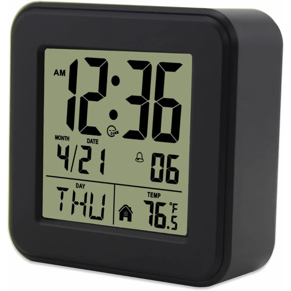 

Small digital alarm clock with backlight, suitable for bedrooms and children's rooms