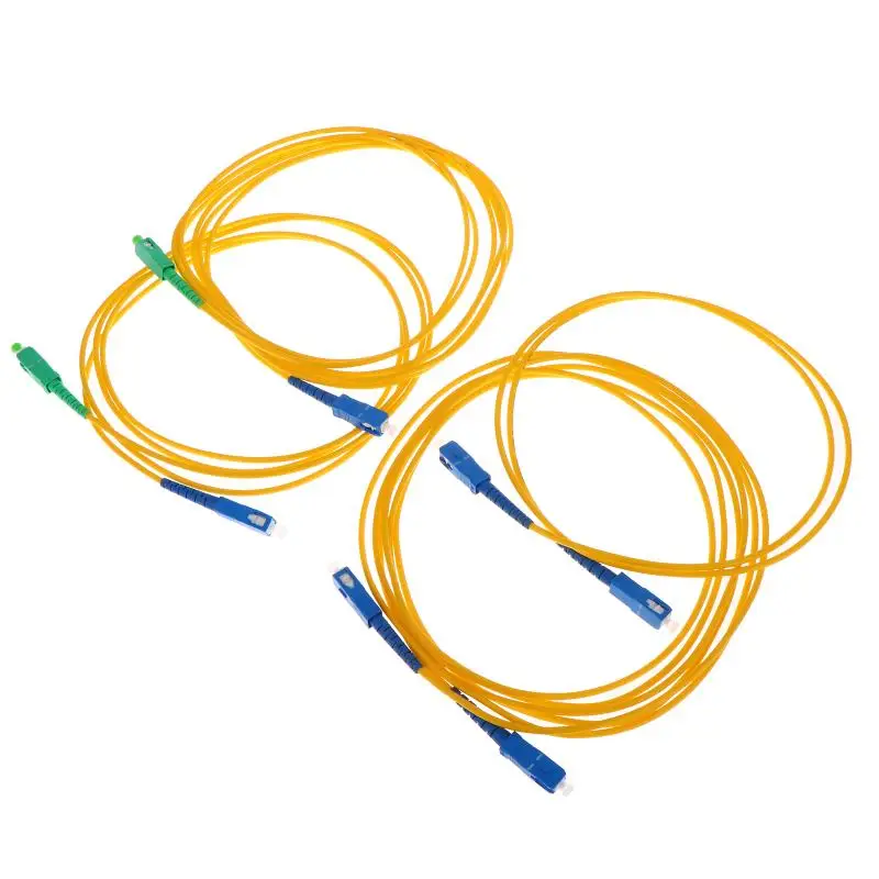 

Single mode Simplex Fiber Optic Patch Cord Cable FTTH SM Jumper Enhanced Signal for Smart Home Systems