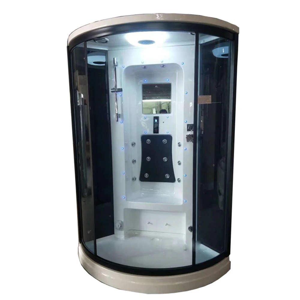 1100X1100X2150mm Luxury Steam Shower Cabin Bathroom Shower Enclosure Multi-Functional Wet Sauna Room YS579