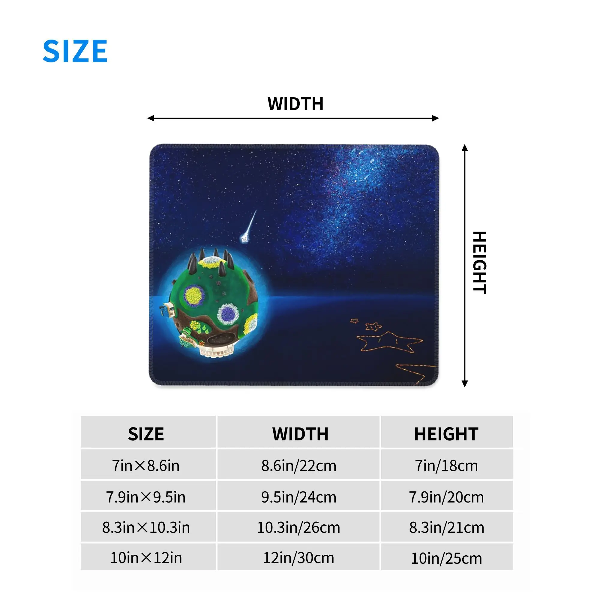 بوابة غالاكسي ماوس الوسادة الكمبيوتر لوحة المفاتيح ماوس حصيرة ألعاب الكمبيوتر المحمول مكتب حصيرة مكتب الملحقات الجدول الحصير