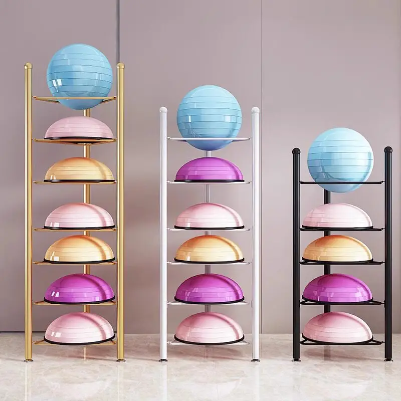 Wave speed ball storage rack Multi-layer gym rack Yoga semi-circular Balance ball display Finishing rack