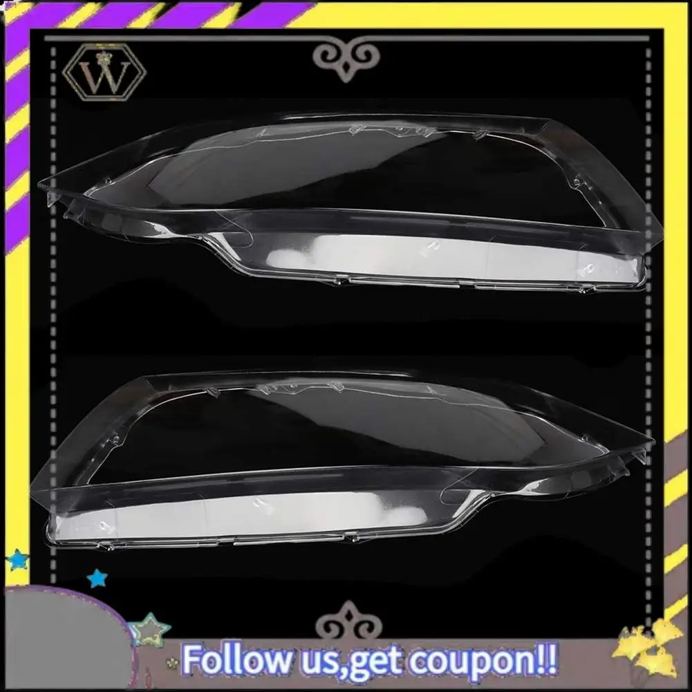 ABXV-Car Headlight Caps Fit For -BMW 3 Series E90 E91 2005-2011 Xenon Headlight Shade Lamp Cover Clear Lens Accessories