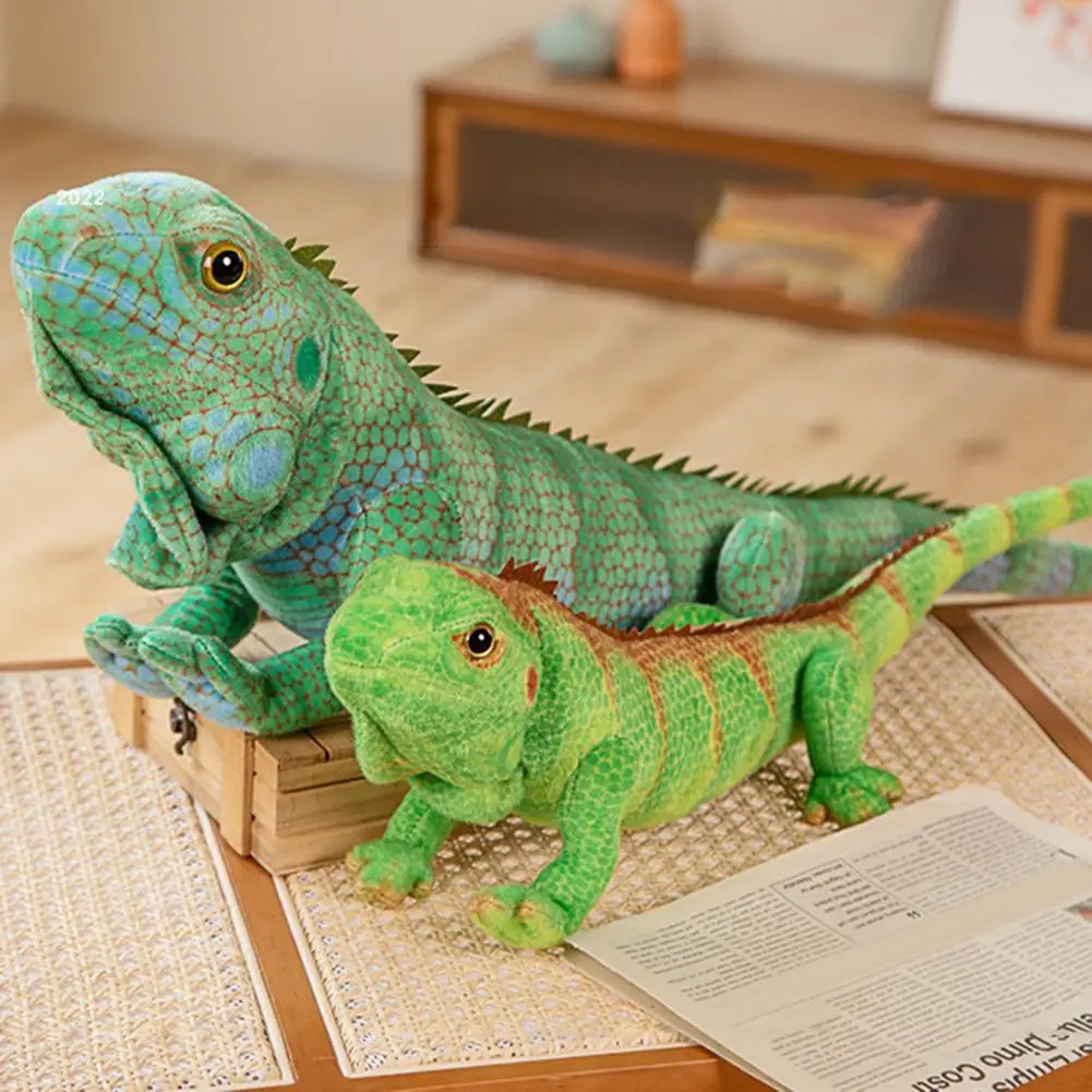 

Lizard Plush Stuffed Toy Soft Funny Lizard Plush Toy Realistic Pillow for Home Decoration Fully Filled Stuffed Animal Ornament