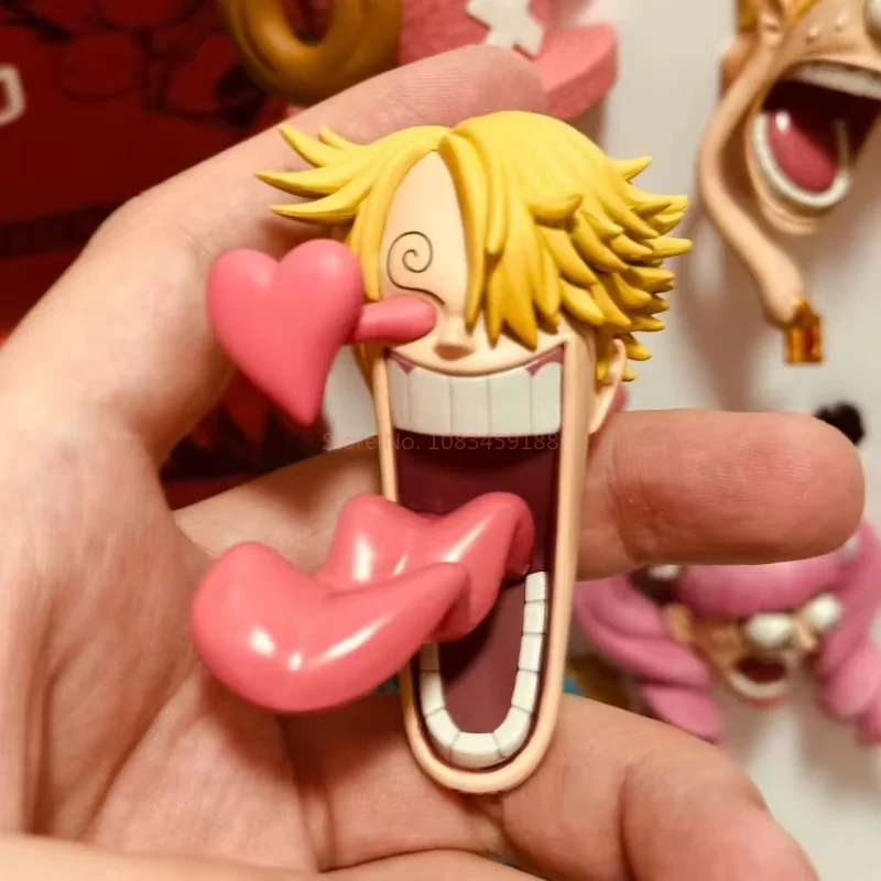 In Stock Original Rojf By Jumpshop One Piece Scare Refrigerator Sticker Blind Box Refrigerator Magnets Luffy Sanji Chopper Gifts view 5