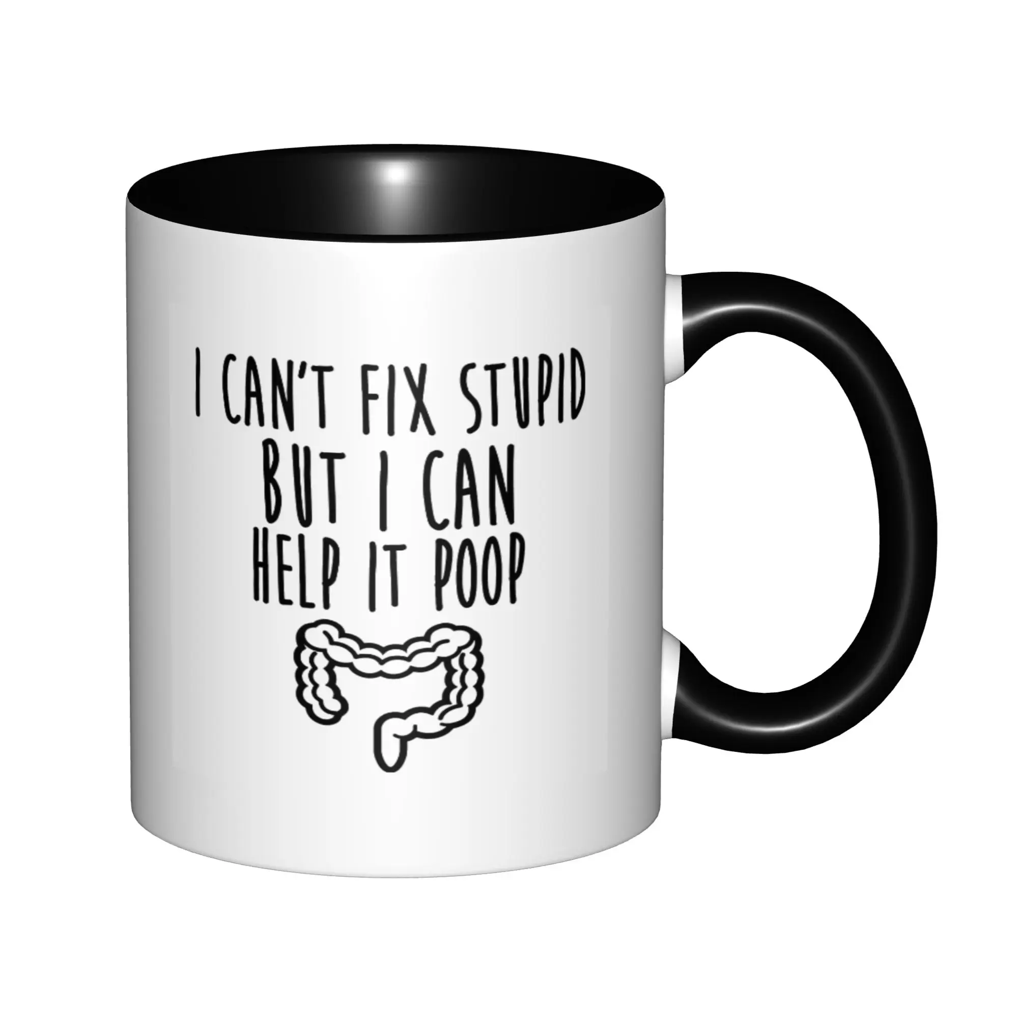

Funny Gastroenterologist Mug - Intestines I Can Help It Poop Mugs For Birthday Coffee Mugs Ceramic Tea Cups 11oz