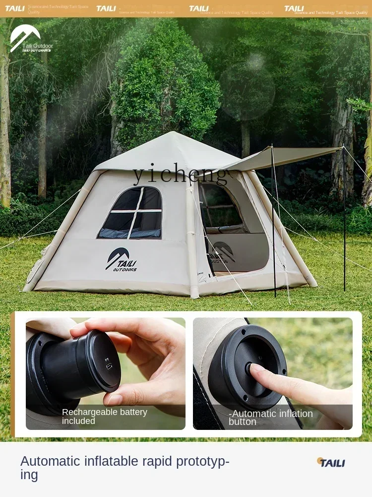 -Automatic Inflatable Tent Outdoor Camping Equipment Foldable Portable InflatableN20