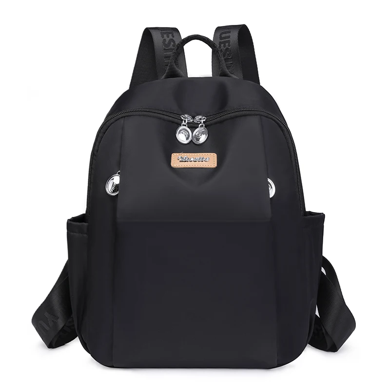 2024 New Women's High Quality Nylon Computer Bag Leisure Commuter Travel Backpack Fashion Student Backpack Simplicity Backpack