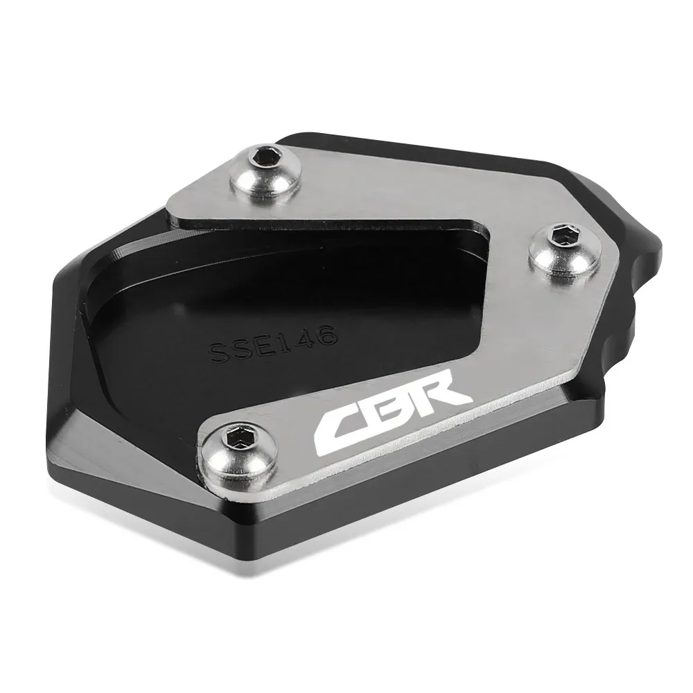 Motorfiets Cnc Standaard Zijstandaard Verlengstuk Steunplaat Voor Honda Cbr 500r Cbr650r Vfr800x Vfr 800x Crossrunner