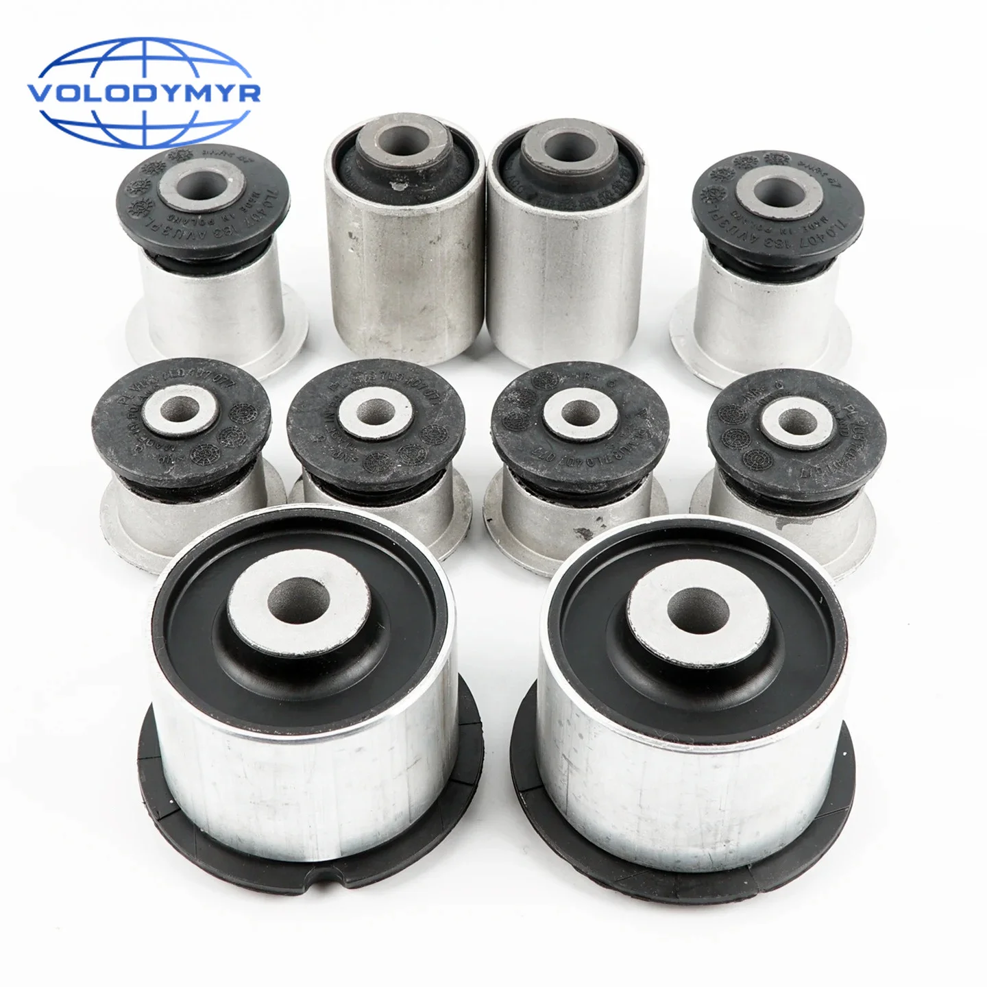 10pcs 7L0407182G 7L0407077 7L0412333A High Quality Front Control Arm Bushing Kit for Audi Q7 VW Touareg Porsche Cayenne