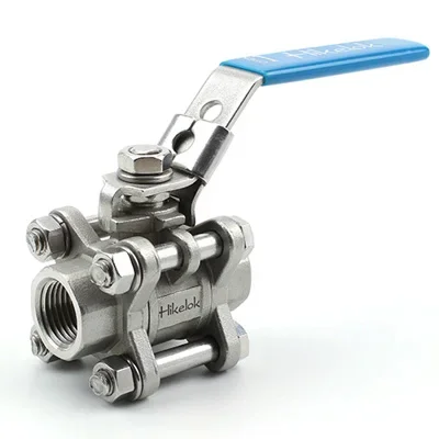 Swagelok Parker type 6000psi  1/2 in  High Pressure 2 3 Way Stainless Steel Pneumatic straight CNG Ball Valve