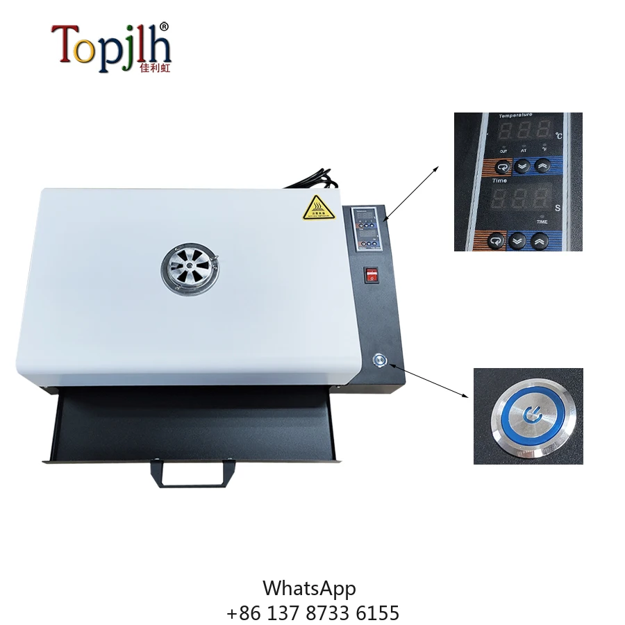 Topjlh Factory Sale A3 Mini Pet Film Printer Ink Drying Dtf Oven For A3
