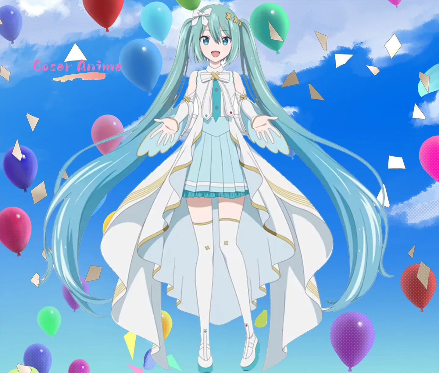

Game Project Sekai Colorful Stage! Miku Cosplay Costume Uniform Halloween Carnival Party Christmas Play Role Clothes Clothing