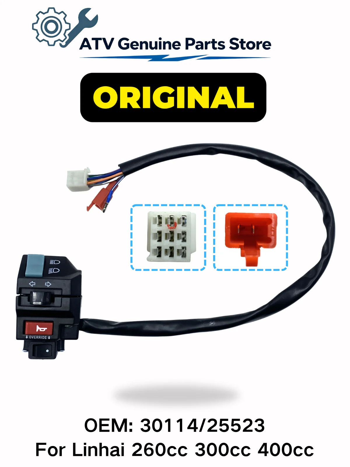 Left Handlebar Switch Assy For LH 260 300 400 Bighorn Manco Talon Classic YP250 XY260 Buyang Atomik Gamo Roketa ATV 30114 25523
