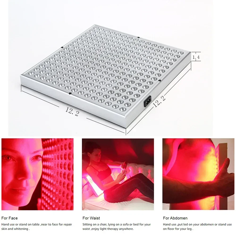 

Red Light Therapy,Red 660nm Near Infrared 850nm Combo Far Infrared Physiotherapy Heat Lamp For Home Beauty,Pain Relief of Muscle
