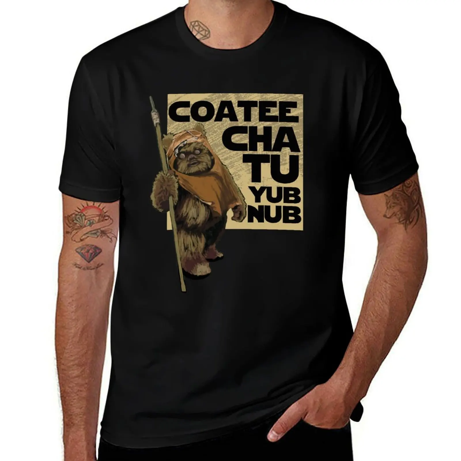 

Coatee Chu Tu Yub Nub T-Shirt cotton tshirt 100% essential t shirt mens graphic t shirts T-shirt
