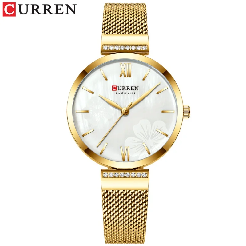 

Curren 9067 Women's Watch Waterproof Quartz Mesh Strap Watch Fashion Clock Foreign Trade Watch