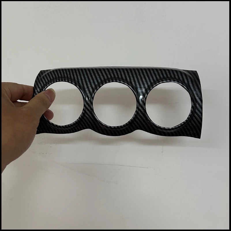 For Mitsubishi ASX 2011-2017 Center AC Control Switch Panel Cover Sticker Trim Strips Auto Parts Accessories