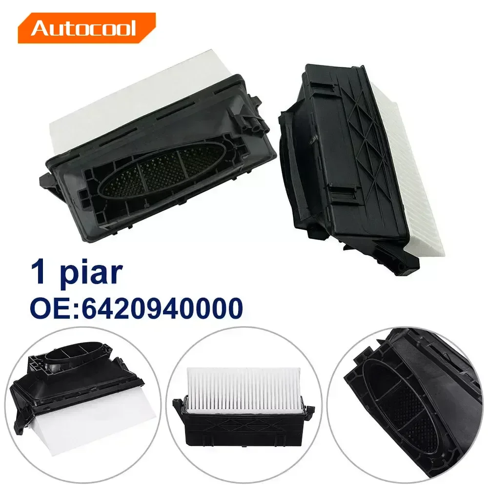 

6420940000 Air Filters Left Right 6420942304 6420942404 for Mercedes-Benz C Class S-Class W221 W222 300/350 CDI OM642 6420941204