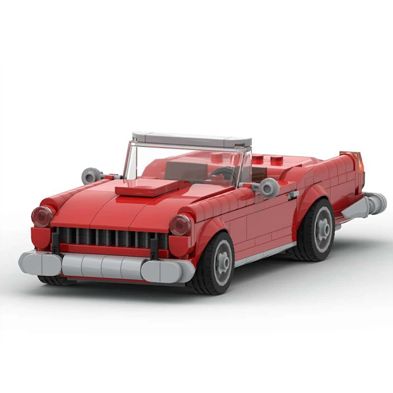 MOC Technical Car Ferraried Speed Champions F40 Stallone Enzo SF90 Pista Monza Daytona SP3 Supercar Sets Building Blocks Toys