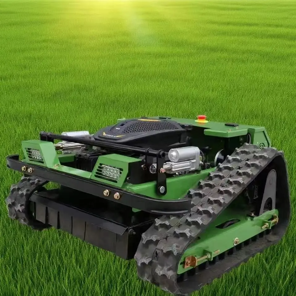 Мощная газонокосилка с дистанционным управлением — полностью автоматическое скалолазание, идеально подходит для эффективного прополки в садах и садах дома.