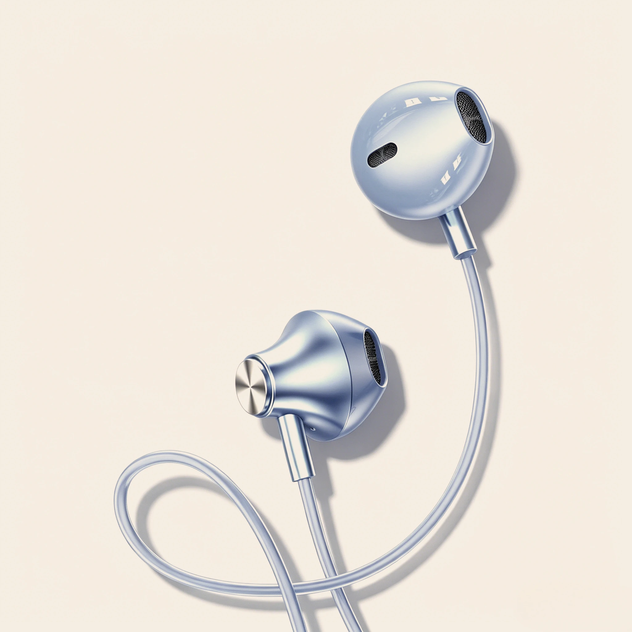 Fones de ouvido intra-auriculares com fio, anti-perda, som surround hifi, usb tipo c/3.5mm, com botão, fones de ouvido com fio para reprodutor de música
