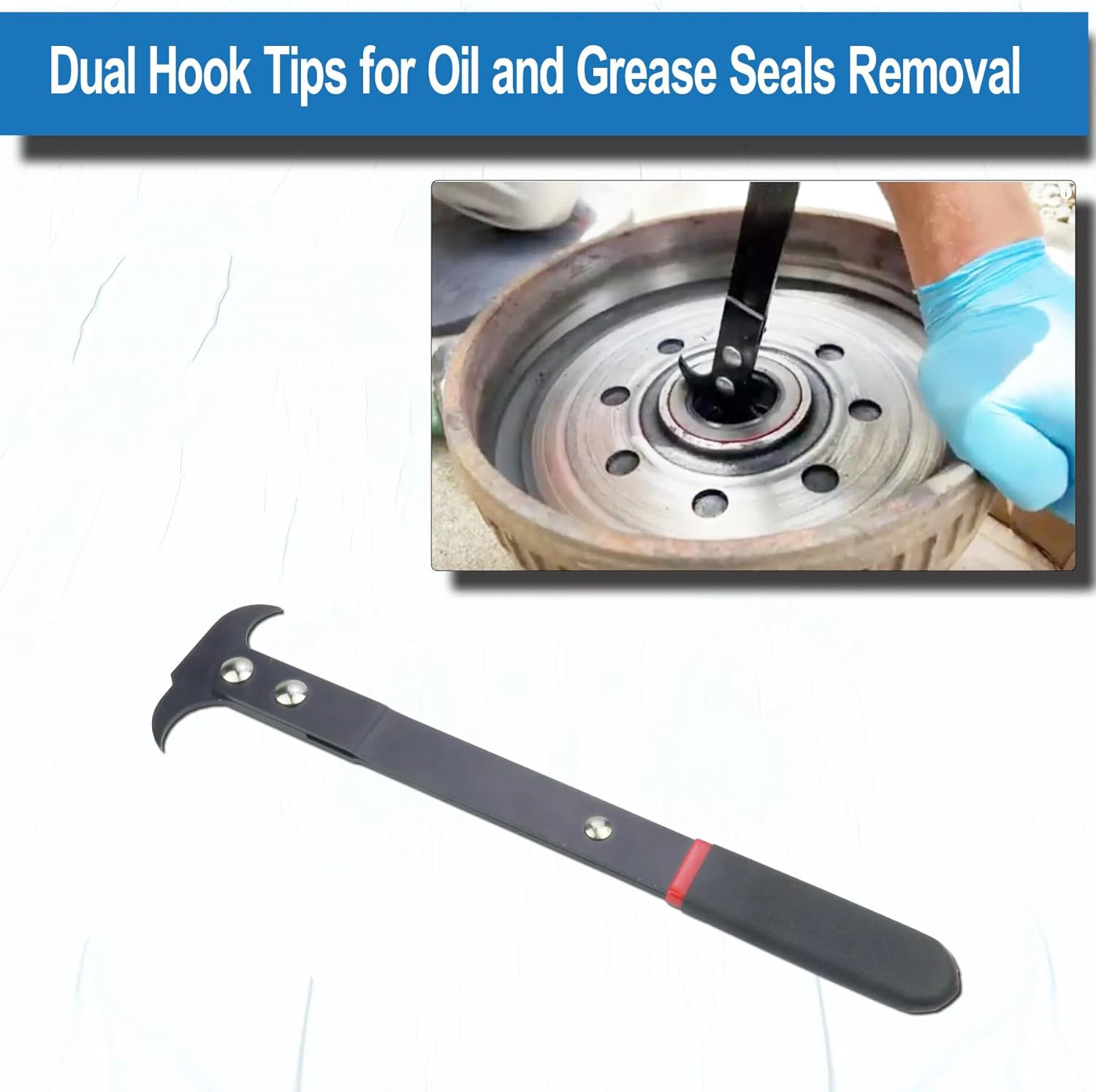 

Съемник уплотнений — универсальный инструмент для снятия масляных и смазочных уплотнений, двойные насадки-крючки для снятия масляных и смазочных уплотнений