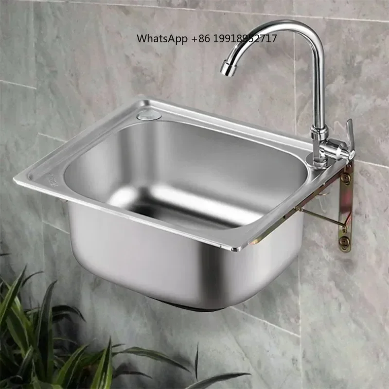 1.1mm Best Thickened Sink 304 Stainless Steel Kitchen Single Large Slot Set