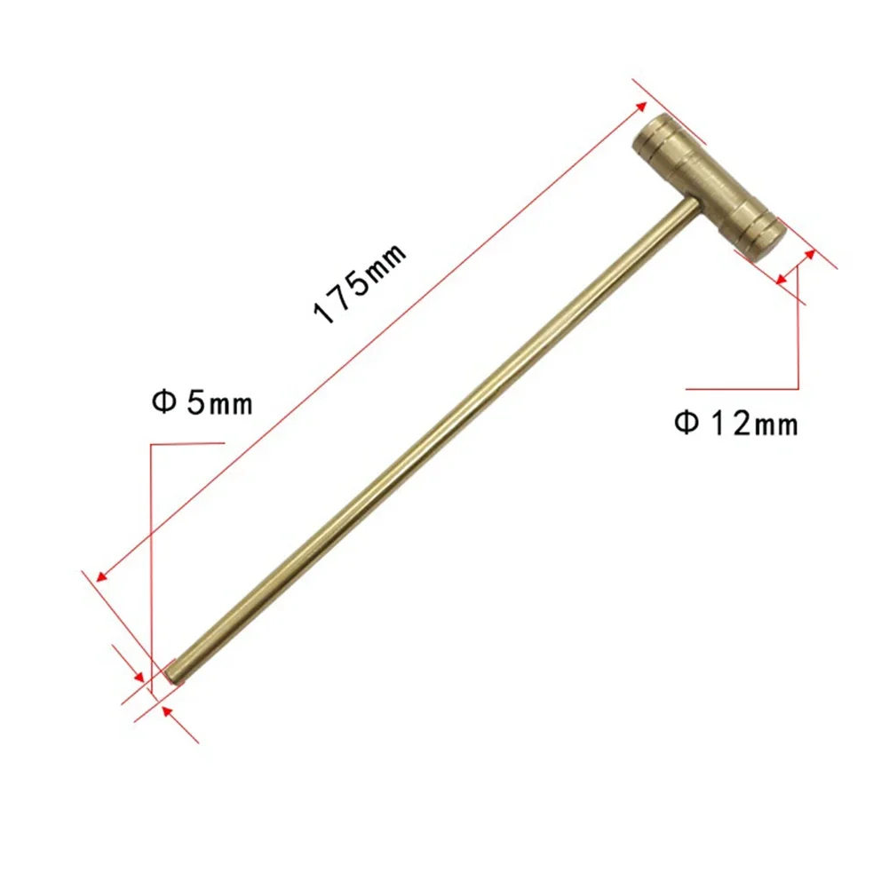 175mm Small Brass Hammer Detachable Handle For Clock Watch Repairing Hammer Hand Tools Multifunction Brand New