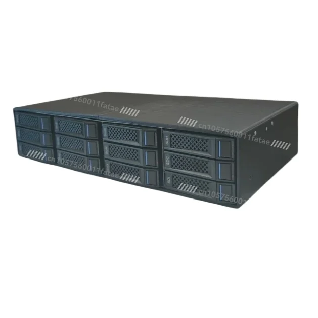 

12-Disk Hard Disk Expansion Cabinet, External Storage Box 12g Backplane, Can Be Connected in Series with Multiple Cages