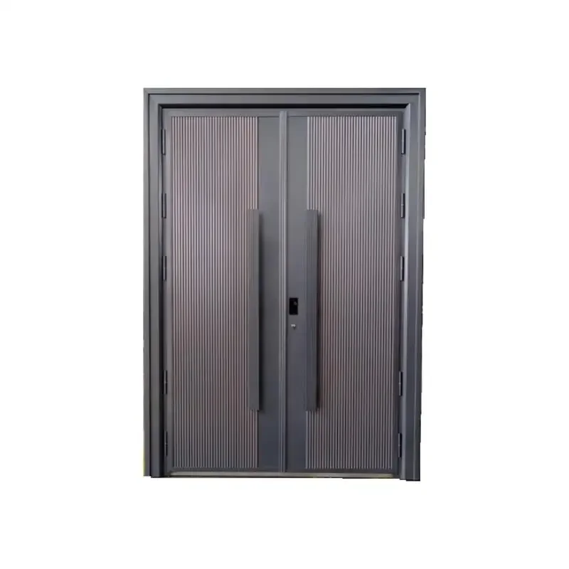 Luxury entry zinc alloy gate, villa gate entry door, rural self-built house gate, screen door integrated prevention