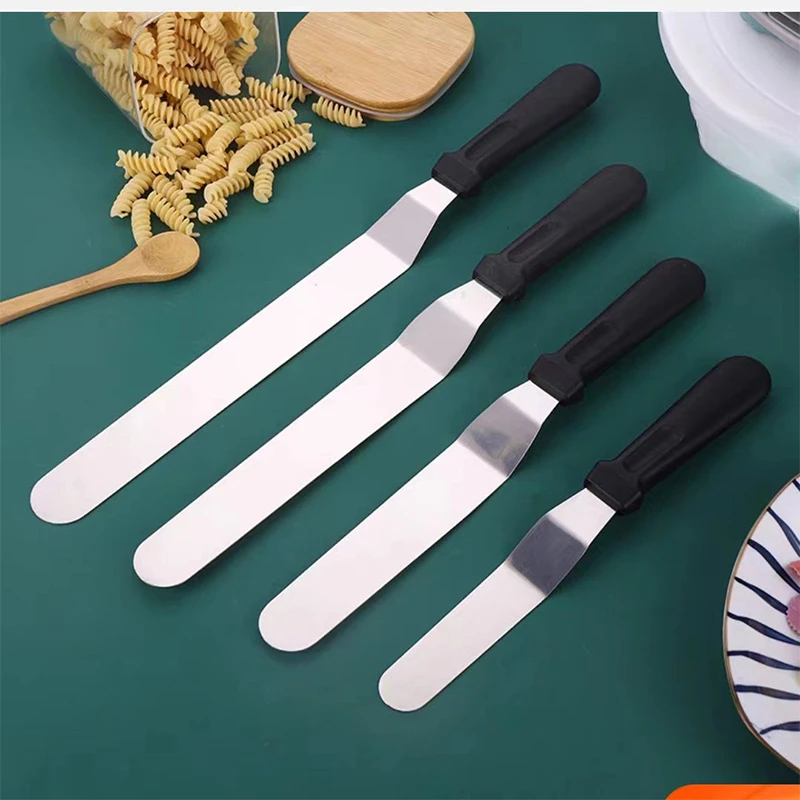 Stainless Steel Butter Spatula DIY Cake Making Tool Butter Spatula Stirring Spatula Kissing Knife Baking Tool Products