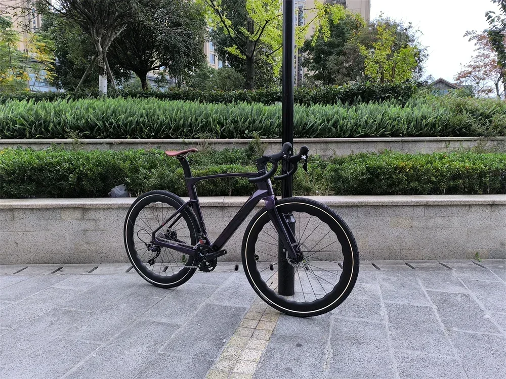 

TWITTER GRAVEL-V3 GRX RX600-22Speed Гидравлические дисковые тормоза Углеродное волокно Шоссейный велосипед 700*40c гравийный велосипед велосипед велосипед