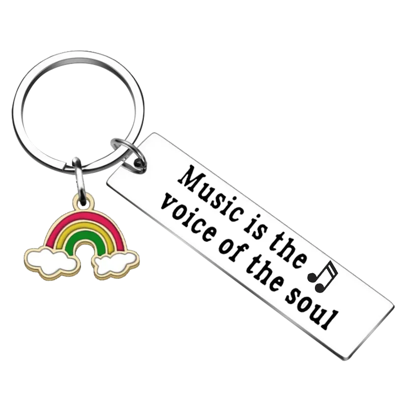 New Musician Keychain Music Lover Gifts Key Rings Musical Gifts Music Major Gifts Music Teacher Gift