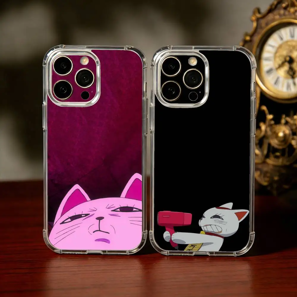 

Funny T-Turbo Cat G-Granny Phone Case For iPhone17,16,15,14,13Pro Max,us,Soft Silicone Transparent Cover