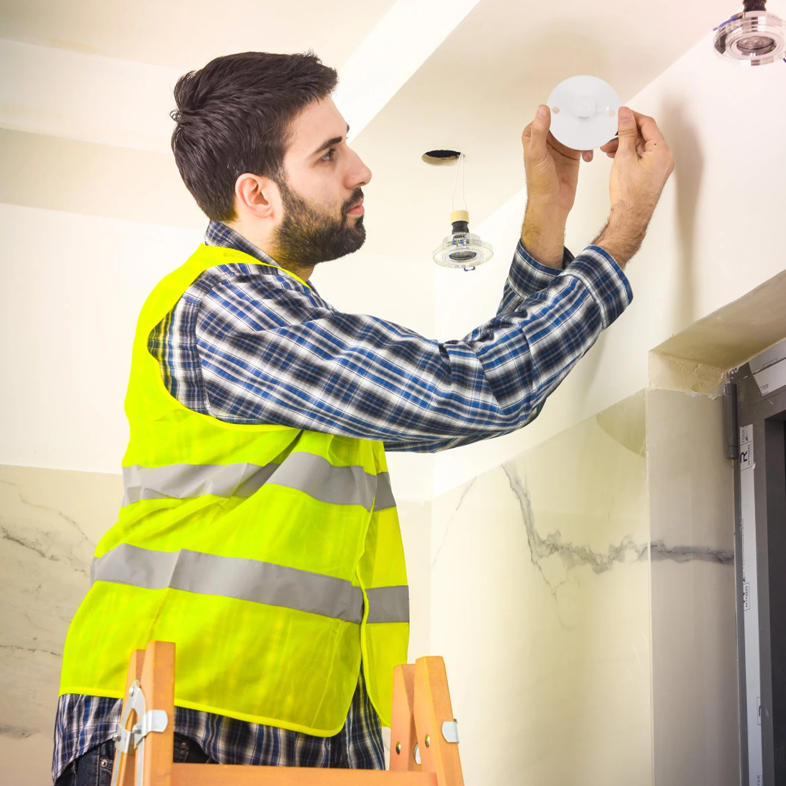 

2pcs Power Holder Iron Cord Fixing Grip For Ceiling Lights Chandelier Clips Diy Gland Thread Cable Locker Light Cable Grips