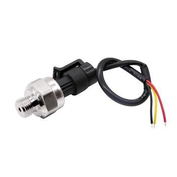 1/4" high precision pressure sensor stainless steel male thread 3 wire output voltage 0.5~4.5V 0~30MPa for water oil gas